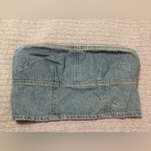RSQ Girl’s Denim Strapless Tube Top Size M
